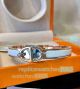 Replica Hermes Silver Metal Black Emerald Bracelet Mini Clic Chaine d'Ancre (4)_th.jpg